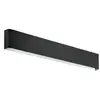 Image de Applique murale LED IDEAL LUX Delta, noire, largeur 61 cm, 3 000 K