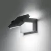 Image de Ideallux Ideal Lux applique d'extérieur LED Swipe anthracite, métal 3.000 K
