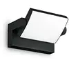Image de Applique d'extérieur LED Ideal Lux Swipe, noir, IP54, 3 000 K