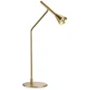 Image de Ideal Lux DIESIS Lampe de table LED intégrée à intensité variable en laiton, interrupteur intégré, 3000K