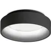 Image de Ideal Lux ZIGGY Semi-Encastré LED Ronde 30cm Intégré Noir, 3000K, Non-Dimmable