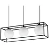 Image de Ideal Lux LINGOTTO Plafonnier suspendu à 3 barres, noir mat