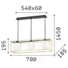 Image de Ideallux Ideal Lux Suspension Lingotto, 3 lampes, une cage, noir