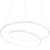 Image de Ideal Lux OZ Plafonnier LED Swirl intégré à intensité variable Blanc, 3000K