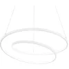 Image de Ideal Lux OZ Dimmable Swirl 80cm Plafonnier LED Intégré Blanc, 3000K