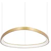 Image de Ideal Lux GEMINI Plafonnier Suspendu LED Intégré DALI 61cm Laiton 6600Lm 3000K