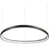 Image de Ideal Lux GEMINI Plafonnier Suspendu LED Intégré DALI 81cm Noir 7600Lm 3000K