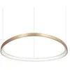 Image de Ideal Lux GEMINI Plafonnier Suspendu LED Intégré DALI 81cm Laiton 7600Lm 3000K