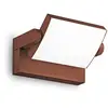 Image de Applique d'extérieur LED Ideal Lux Swipe, café, IP54, 3 000 K