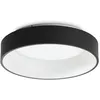 Image de Ideal Lux ZIGGY Semi-Encastré LED Ronde 45cm Intégré Noir, 3000K, Non-Dimmable