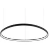 Image de Ideal Lux GEMINI Plafonnier LED intégré 105cm Noir, 3000K