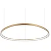 Image de Ideal Lux GEMINI Plafonnier LED Suspendu Intégré 105cm Laiton, 3000K