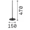 Image de Ideal Lux lampe de table LED Filo, blanc, aluminium, hauteur 47 cm