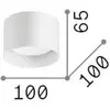 Image de Ideal Lux Downlight Spike Round, couleur cuivre, aluminium, Ø 10 cm