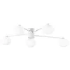 Image de Ideal Lux HERMES Plafonnier Globe 5 Lumières 90cm Blanc