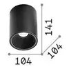 Image de Ideal Lux downlight LED Nitro Round blanc hauteur 14,2 cm métal