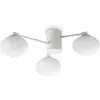 Image de Ideal Lux HERMES Plafonnier Globe 3 Lumières 60cm Blanc
