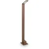 Image de Ideal Lux AGOS Borne Haute Extérieure LED Intégrée Marron 670Lm 3000K IP54