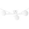 Image de Ideal Lux ATLAS Plafonnier Globe à 3 Lumières Blanc