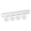 Image de Ideal Lux PING PONG Plafonnier Globe 4 Lumières Blanc 1000Lm 3000K