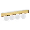 Image de Ideal Lux PING PONG Plafonnier Globe à 4 Lumières Laiton 1000Lm 3000K