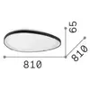 Image de Plafonnier LED IDEAL LUX Gemini, laiton, 81, 3000 K, DALI/PUSH
