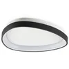 Image de Ideal Lux GEMINI Plafonnier semi-encastré à LED intégré de 42,5 cm, noir 2700 K