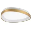 Image de Ideal Lux GEMINI Plafonnier semi-encastré à LED intégré de 42,5 cm en laiton 2700 K