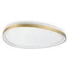 Image de Ideal Lux GEMINI Plafonnier semi-encastré à LED intégré de 81 cm en laiton 2700 K