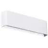 Image de Applique murale LED IDEAL LUX Delta, blanche, largeur 30 cm, 3 000 K