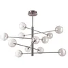 Image de Ideal Lux EQUINOXE Plafonnier à 12 bras multiples, gris fumé