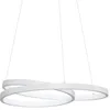 Image de Ideal Lux Suspension moderne 1 lumière LED intégrée blanc métal