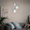 Image de Suspension Ideal Lux Kalique 1, bleue, Ø 18 cm, plastique