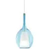 Image de Suspension Ideal Lux Kalique 2, bleue, Ø 18 cm, plastique