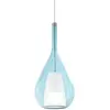 Image de Suspension Ideal Lux Kalique 3, bleue, Ø 18 cm, plastique