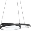 Image de Ideal Lux Suspension moderne OZ 1 lumière LED intégrée noir métal