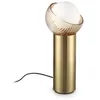 Image de Ideal Lux Lampe de table 1 lumière G9 laiton verre aluminium