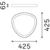 Image de Plafonnier LED IDEAL LUX Gemini, laiton, 42 cm, 4000 K, marche/arrêt