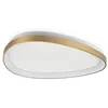 Image de Ideal Lux Plafonnier moderne 1 lumière LED intégrée laiton métal