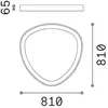 Image de Plafonnier LED IDEAL LUX Gemini blanc 81 cm 4000 K marche/arrêt