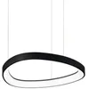 Image de Ideal Lux Suspension moderne 1 lumière LED intégrée noir métal