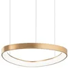 Image de Ideal Lux Suspension moderne 1 lumière LED intégrée laiton métal