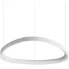 Image de Ideal Lux Suspension moderne 1 lumière LED intégrée blanc métal