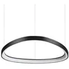 Image de Ideal Lux Suspension moderne 1 lumière LED intégrée noir métal