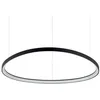 Image de Ideal Lux Suspension moderne 1 lumière LED intégrée noir métal