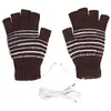 Image de iFCOW Paire de Gants Chauffants USB pour Ordinateur Portable Chaud 5 V Violet