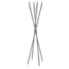 Image de emporium Mikado Porte-Manteau en métal à revêtement Poudre époxy, détails en Bois Naturel, Blanc