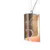 Image de Selène Suspension Papiro avec abat-jour en verre Ø 15 cm, or