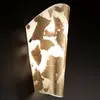 Image de Selène Agréable applique murale Bloom blanc-feuille-d'or