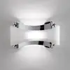 Image de Selène Applique LED Ionica avec cache en verre, chromé